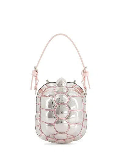 Giambattista Valli Esopo Clutch In Silver