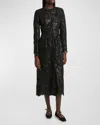 Giambattista Valli Embroidered-design Single-breasted Coat In Black