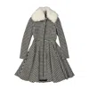 Giambattista Valli Flared Coat In Multi