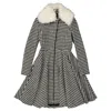 Giambattista Valli Flared Coat In Black