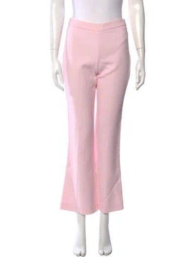 Pre-owned Giambattista Valli Flared Pants In Pink