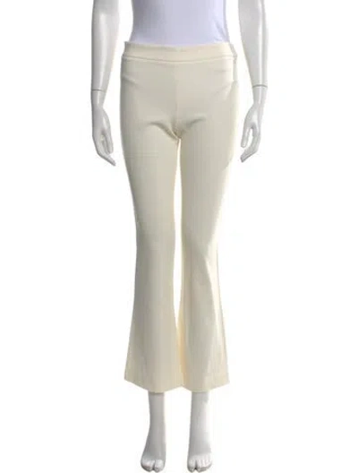 Pre-owned Giambattista Valli Flared Pants In White