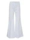 Giambattista Valli Flared Trousers In White