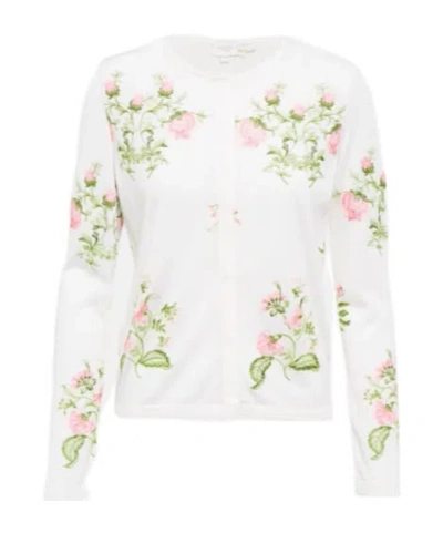 Giambattista Valli Floral Cardigan In Multi