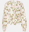 Giambattista Valli Floral Long-sleeved Blouse In Weiss