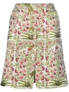 Giambattista Valli Floral Jacquard Mini Skirt In White
