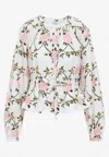Giambattista Valli Floral Long-sleeved Blouse In Multicolor