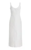 Giambattista Valli Floral Macrame Dress In White