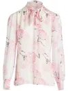 GIAMBATTISTA VALLI FLORAL-PRINT BLOUSE