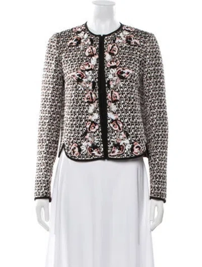 Pre-owned Giambattista Valli Floral Print Jacket In Multicolor