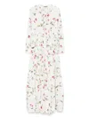 Giambattista Valli Abendkleid Mit Print In 白色