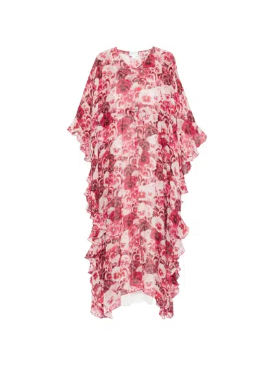 Giambattista Valli Floral-pattern Maxi Dress In Multi