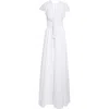 Giambattista Valli Flutter Overlay Cotton Dress In White