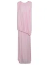 Giambattista Valli Fresh Silk Dress With Wrapped Shoulders