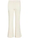 Giambattista Valli Gabardine Flared Trousers In 中性色