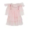 Giambattista Valli Off-shoulder Layered Mini Dress Ruffles In Multi