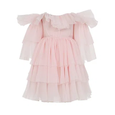 GIAMBATTISTA VALLI GIMBATTISTA VALLI ROSE SILK MINI DRESS