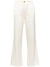Giambattista Valli Gold-tone Buttons Trousers In Neutrals