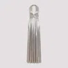 Giambattista Valli Laminated Gold Cotton Long Dress With Plunging Neckline In Golden