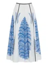 Giambattista Valli Graphic-print Midi Skirt In White