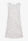 Giambattista Valli Grid-pattern Midi Dress In Multicolor