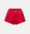 Giambattista Valli High-rise Douchesse Shorts In Red