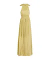 Giambattista Valli Hooded Pleated Dress In Nude