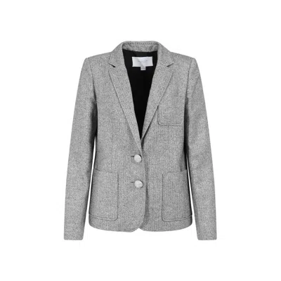 GIAMBATTISTA VALLI GIAMBATTISTA VALLI IVORY BLACK COTTON JACKET