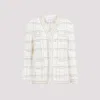 Giambattista Valli Check-pattern Tweed Jacket In Black