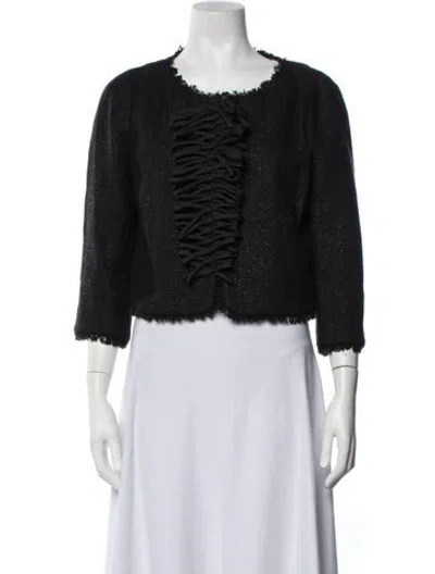 Pre-owned Giambattista Valli Jacket In Black