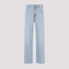 Giambattista Valli Flared High-waist Jeans Frayed Hem In Blue