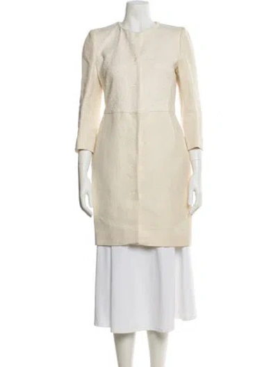 Pre-owned Giambattista Valli Jute Coat In Neutral