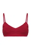 Giambattista Valli Knit Bra In Red