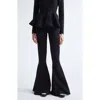 Giambattista Valli Knit Flare Leg Pants In Black
