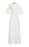 Giambattista Valli Knit Jersey Midi Dress In White