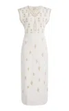 Giambattista Valli Knit Midi Dress In Ivory