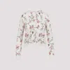 Giambattista Valli Floral-embroidered Cashmere Cardigan In Ivory