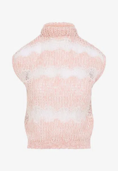 GIAMBATTISTA VALLI KNITTED SWEATER VEST