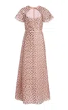 Giambattista Valli Lace Embroidered Dress In Pink