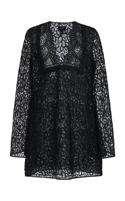 Giambattista Valli Lace Mini Dress In Black