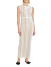 Giambattista Valli Lame Knit Dress With Bow In Gold In Multi