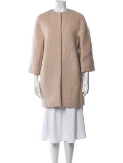 Pre-owned Giambattista Valli Linen Coat In Neutrals