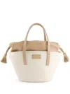 Giambattista Valli Logo-patch Beach Bag In White