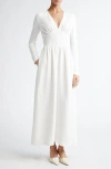 Giambattista Valli Crepe Maxi Dress In White