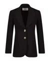 Giambattista Valli Long-sleeved Suit Coat In Black