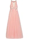 Giambattista Valli Long Tulle Dress In Pink