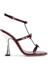 Giambattista Valli Love Bow High-heel Sandals In Brown