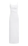 Giambattista Valli Lycra Macrame Maxi Dress In White