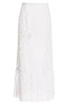 Giambattista Valli White Gonna Lunga Macram In White