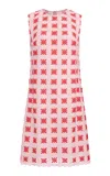 Giambattista Valli Macrame Mini Dress In Pink